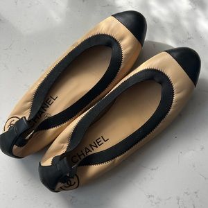Chanel Stretch Spirit CC Ballet Flats